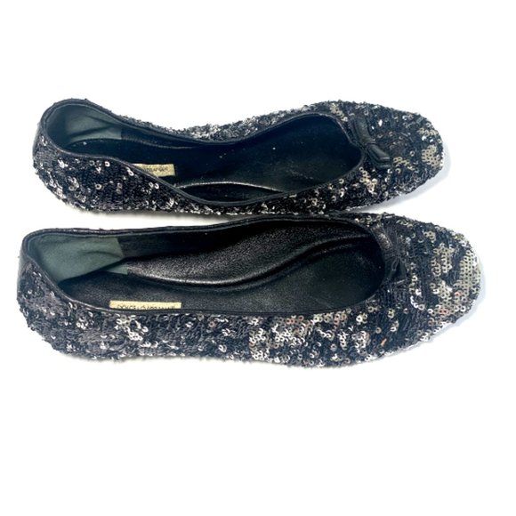 Dolce & Gabbana Sequin Ballet Flats - Picture 4 of 5
